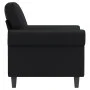 Sillón cuero sintético negro 60 cm de , Sofás - Ref: Foro24-359494, Precio: 158,58 €, Descuento: %