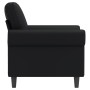Sillón cuero sintético negro 60 cm de , Sofás - Ref: Foro24-359494, Precio: 161,86 €, Descuento: %