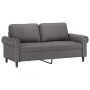 Gray synthetic leather 2-piece sofa set with cushions by , Sofas - Ref: Foro24-3202152, Price: 444,00 €, Discount: %