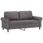 Juego de sofás con cojines 2 piezas cuero sintético gris de , Sofás - Ref: Foro24-3202152, Precio: 450,79 €, Descuento: %