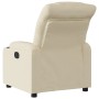 Sillón reclinable de tela crema de , Sillones - Ref: Foro24-374155, Precio: 253,86 €, Descuento: %