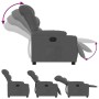 Sillón reclinable de tela gris oscuro de , Sillones - Ref: Foro24-374148, Precio: 222,99 €, Descuento: %