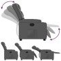 Sillón reclinable de cuero sintético gris de , Sillones - Ref: Foro24-374122, Precio: 236,98 €, Descuento: %