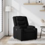 Sillón reclinable de tela negro de , Sillones - Ref: Foro24-374129, Precio: 221,71 €, Descuento: %