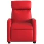 Sillón reclinable de cuero sintético rojo de , Sillones - Ref: Foro24-374188, Precio: 229,25 €, Descuento: %