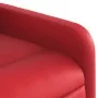 Sillón reclinable de cuero sintético rojo de , Sillones - Ref: Foro24-374188, Precio: 229,25 €, Descuento: %