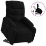 Sillón reclinable elevable tela negro de , Sillones - Ref: Foro24-3206647, Precio: 269,23 €, Descuento: %