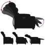 Sillón reclinable elevable tela negro de , Sillones - Ref: Foro24-3206647, Precio: 269,23 €, Descuento: %