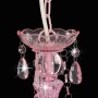 Lámpara de araña con cuentas rosa redonda 3 x E14 de vidaXL, Lámparas - Ref: Foro24-281598, Precio: 61,81 €, Descuento: %