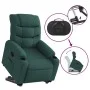 Sillón reclinable elevable tela verde oscuro de , Sillones - Ref: Foro24-3206651, Precio: 314,82 €, Descuento: %
