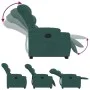 Sillón reclinable elevable tela verde oscuro de , Sillones - Ref: Foro24-3206651, Precio: 314,82 €, Descuento: %