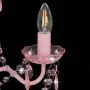 Lámpara de araña con cuentas rosa redonda 3 x E14 de vidaXL, Lámparas - Ref: Foro24-281598, Precio: 67,82 €, Descuento: %