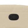 Sillón reclinable elevable de tela color crema de , Sillones - Ref: Foro24-3206653, Precio: 308,80 €, Descuento: %