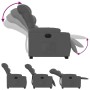 Sillón eléctrico reclinable elevable de tela gris oscuro de , Sillones - Ref: Foro24-3206664, Precio: 332,40 €, Descuento: %