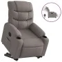Sillón eléctrico reclinable elevable de tela gris taupe de , Sillones - Ref: Foro24-3206670, Precio: 335,21 €, Descuento: %