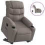 Sillón eléctrico reclinable elevable de tela gris taupe de , Sillones - Ref: Foro24-3206670, Precio: 320,49 €, Descuento: %