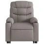 Sillón eléctrico reclinable elevable de tela gris taupe de , Sillones - Ref: Foro24-3206670, Precio: 335,21 €, Descuento: %