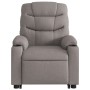 Sillón eléctrico reclinable elevable de tela gris taupe de , Sillones - Ref: Foro24-3206670, Precio: 320,49 €, Descuento: %