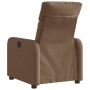 Sillón reclinable eléctrico de tela marrón de , Sillones - Ref: Foro24-3206685, Precio: 218,85 €, Descuento: %