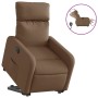 Sillón eléctrico reclinable elevable de tela marrón de , Sillones - Ref: Foro24-3206721, Precio: 287,34 €, Descuento: %