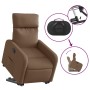 Sillón eléctrico reclinable elevable de tela marrón de , Sillones - Ref: Foro24-3206721, Precio: 287,34 €, Descuento: %