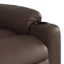Sillón reclinable de masaje de pie de cuero sintético marrón de , Sillones - Ref: Foro24-3206557, Precio: 329,00 €, Descuento: %