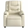 Cremefarbener elektrisch verstellbarer Massagesessel aus Kunstleder von , Sessel - Ref: Foro24-3206548, Preis: 304,71 €, Raba...