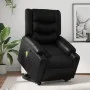 Sillón reclinable de masaje de pie cuero artificial negro de , Sillones - Ref: Foro24-3206555, Precio: 320,83 €, Descuento: %