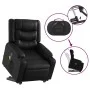 Sillón reclinable de masaje de pie cuero artificial negro de , Sillones - Ref: Foro24-3206555, Precio: 320,83 €, Descuento: %