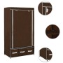 Armario de tela marrón 87x49x159 cm de vidaXL, Armarios roperos - Ref: Foro24-282458, Precio: 46,71 €, Descuento: %