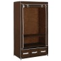 Armario de tela marrón 87x49x159 cm de vidaXL, Armarios roperos - Ref: Foro24-282458, Precio: 46,71 €, Descuento: %