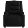 Sillón reclinable eléctrico de cuero sintético negro de , Sillones - Ref: Foro24-3206543, Precio: 278,23 €, Descuento: %