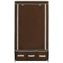 Armario de tela marrón 87x49x159 cm de vidaXL, Armarios roperos - Ref: Foro24-282458, Precio: 46,71 €, Descuento: %