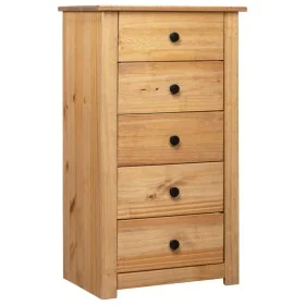 Aparador de madera maciza de pino estilo Panamá 46x40x89 cm de vidaXL, Aparadores - Ref: Foro24-282649, Precio: 127,51 €, Des...