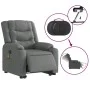Sillón de masaje eléctrico reclinable elevable tela gris oscuro de , Sillones - Ref: Foro24-3206583, Precio: 451,33 €, Descue...