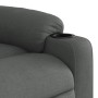 Sillón de masaje eléctrico reclinable elevable tela gris oscuro de , Sillones - Ref: Foro24-3206583, Precio: 408,51 €, Descue...