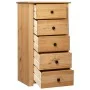 Aparador de madera maciza de pino estilo Panamá 46x40x89 cm de vidaXL, Aparadores - Ref: Foro24-282649, Precio: 127,51 €, Des...