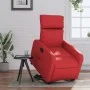 Sillón reclinable elevable cuero artificial rojo de , Sillones - Ref: Foro24-3206754, Precio: 310,47 €, Descuento: %