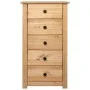 Aparador de madera maciza de pino estilo Panamá 46x40x89 cm de vidaXL, Aparadores - Ref: Foro24-282649, Precio: 127,51 €, Des...