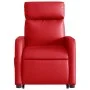 Sillón reclinable elevable cuero artificial rojo de , Sillones - Ref: Foro24-3206754, Precio: 310,47 €, Descuento: %