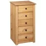 Aparador de madera maciza de pino estilo Panamá 46x40x89 cm de vidaXL, Aparadores - Ref: Foro24-282649, Precio: 127,51 €, Des...