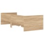 Estructura de cama con cajones roble Sonoma 75x190 cm de , Camas y somieres - Ref: Foro24-3207359, Precio: 129,69 €, Descuent...