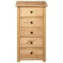 Aparador de madera maciza de pino estilo Panamá 46x40x89 cm de vidaXL, Aparadores - Ref: Foro24-282649, Precio: 127,51 €, Des...
