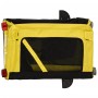 Remolque bicicleta mascotas hierro tela Oxford amarillo negro de , Cochecitos para mascotas - Ref: Foro24-93945, Precio: 120,...