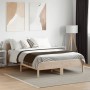 Estructura de cama con cabecero madera maciza pino 140x190 cm de , Camas y somieres - Ref: Foro24-842602, Precio: 158,23 €, D...