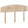 Cabecero de madera maciza de pino 120 cm de , Cabeceros y pies de cama - Ref: Foro24-842510, Precio: 33,26 €, Descuento: %