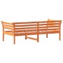 Sofá cama de madera maciza de pino marrón cera 90x190 cm de , Camas y somieres - Ref: Foro24-842881, Precio: 117,91 €, Descue...