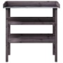 Mesa para plantas con estantes madera abeto gris 78x38x82,5 cm de , Soportes para macetas - Ref: Foro24-156354, Precio: 62,28...