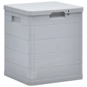 Garden storage box 90 L light gray by vidaXL, Outdoor storage boxes - Ref: Foro24-45683, Price: 48,51 €, Discount: %