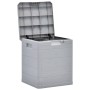 Caja de almacenamiento de jardín 90 L gris claro de vidaXL, Cajas de almacenaje para exteriores - Ref: Foro24-45683, Precio: ...